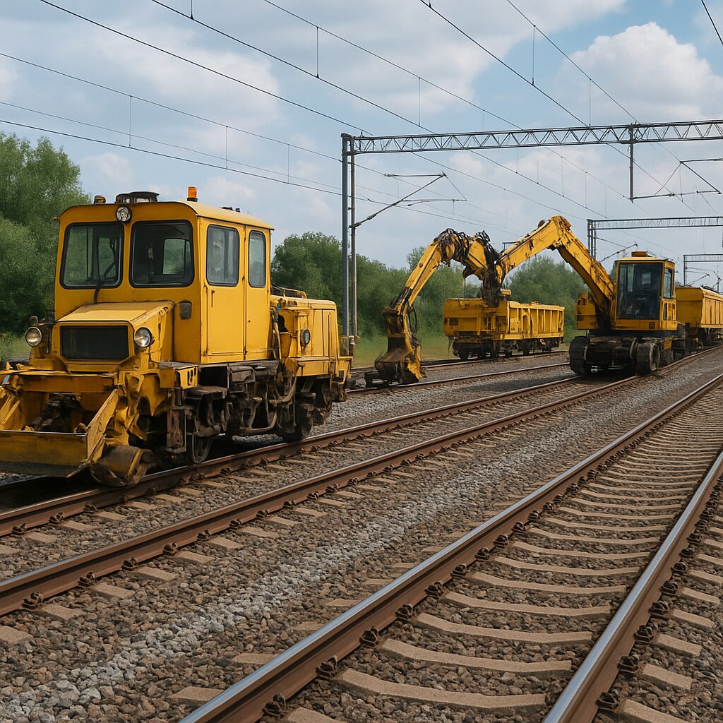 Maszyny i urządzenia wykorzystywane w utrzymaniu linii kolejowych