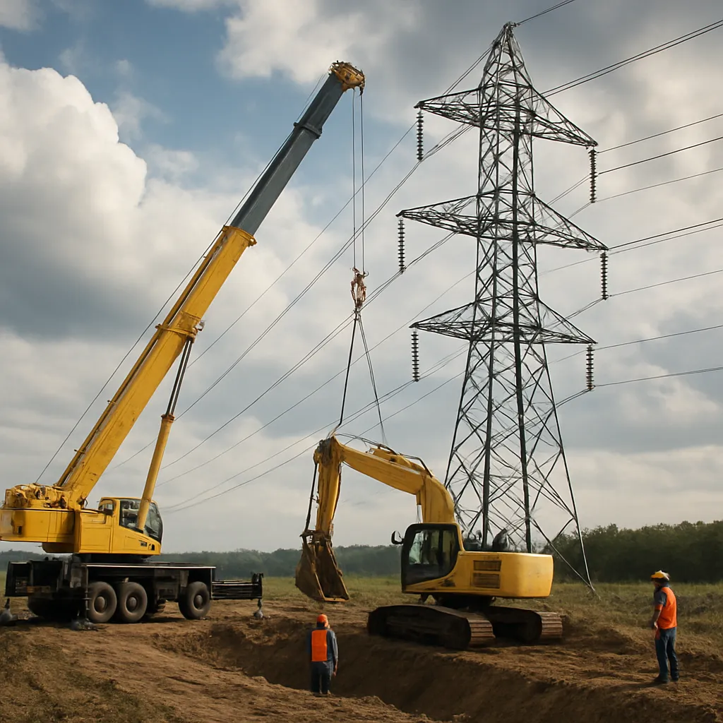 Największe wyzwania przy budowie linii wysokiego napięcia