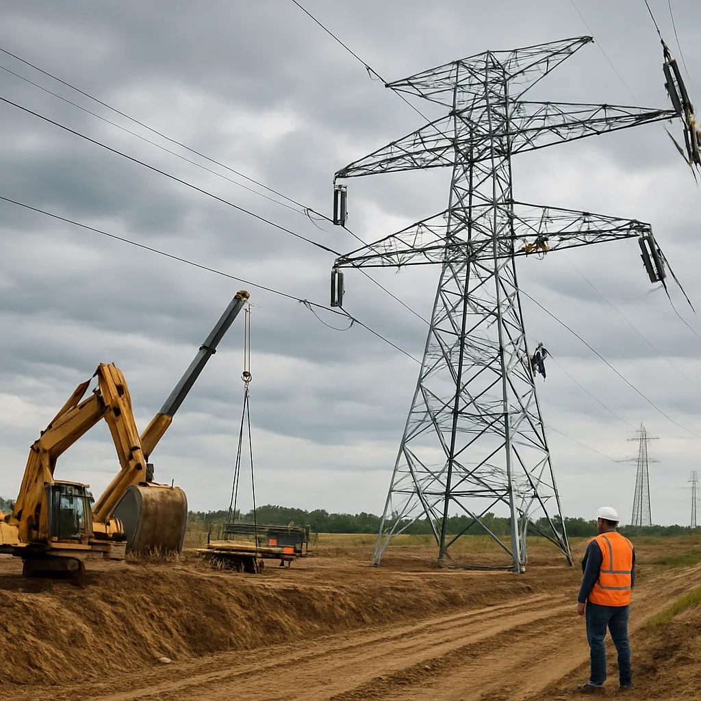 Największe wyzwania przy budowie linii wysokiego napięcia